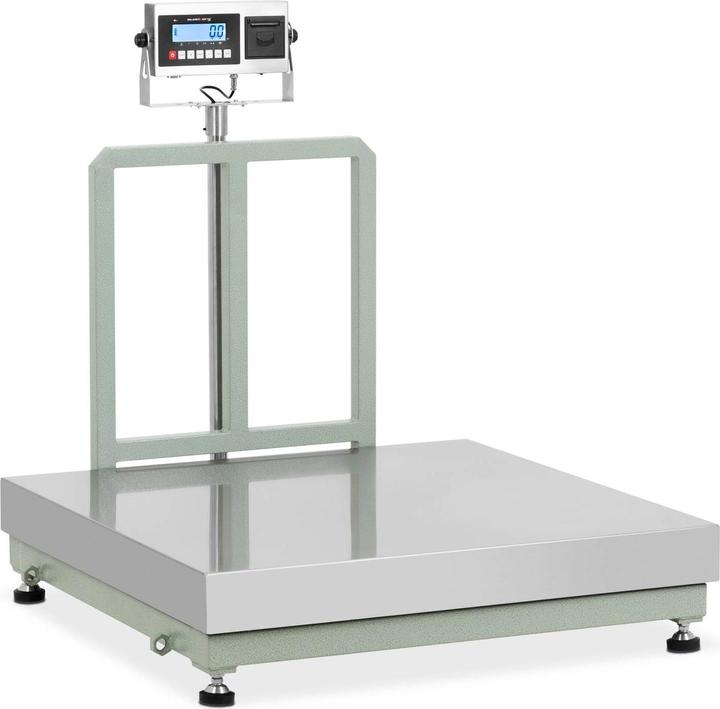 Produktbild Steinberg Plattformwaage 1000 kg / 100 g 100 x 100 cm LCD Drucker Bodenwaage Paketwaage
