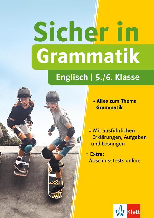 Actual product image Sicher in Englisch Grammatik 5./6. Klasse (German, Klett Learning Training, 2022)