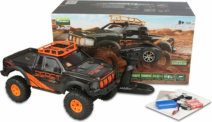 Immagine prodotto Amewi Scala Crawler Dirt Climbing Beast 4WD, Arancione 1:10, RTR (RTR pronto all'uso)