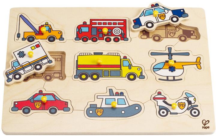 Hape Rescue vehicle jigsaw puzzle