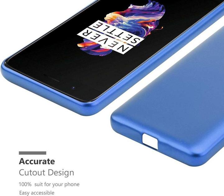 Actual product image Cadorabo TPU Matt Metallic Cover (OnePlus 5)