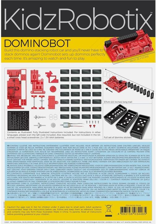 Produktbild 4M Dominobot Stapelroboter - KidzRobotix