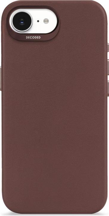 Decoded Leather Backcover – schützende Lederhülle für iPhone, MagSafe (Apple iPhone 16e)
