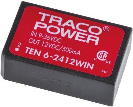 Immagine prodotto TracoPower Convertitore CC/CC,9-36Vi,12Vo 0,5A,6W