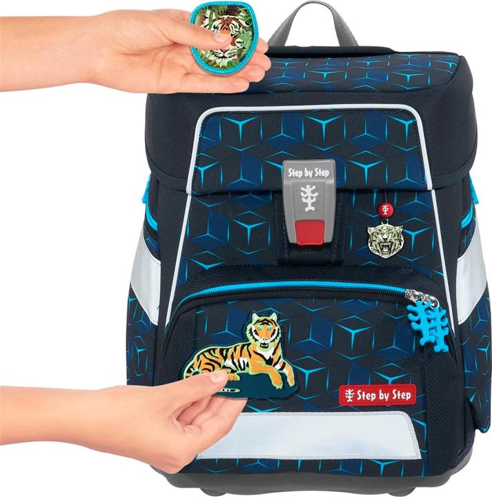 Actual product image Step by Step satchel set SPACE SHINE "Tiger Night Kimba" 5 pieces (20 l)