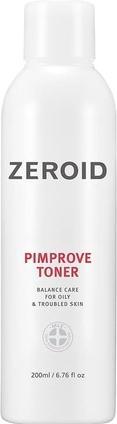 Zeroid Pimprove Toner 200ml with Salicylic Acid, Zinc, and Ceramides (200 ml)