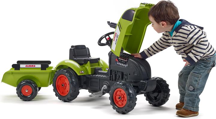 Productafbeelding Falk Toys Claas trekker + aanhangwagen M