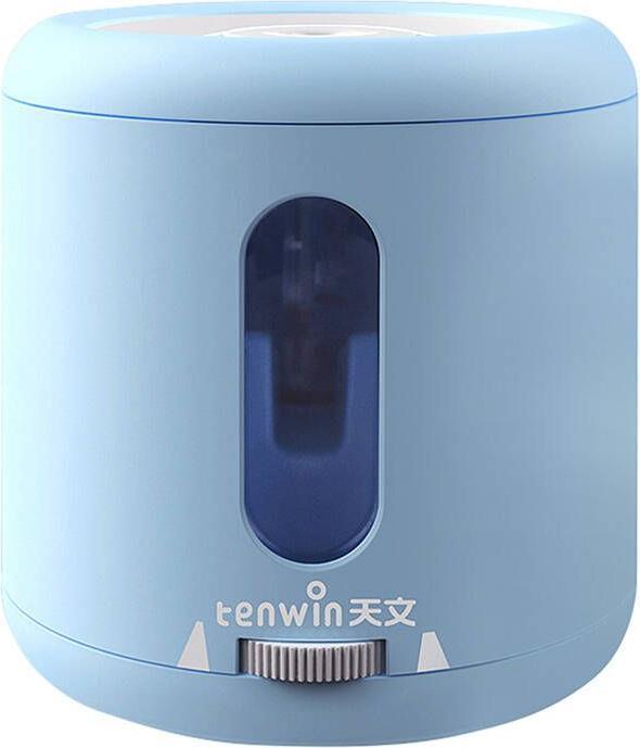 Tenwin 8035-3 temperino elettrico a batteria/USB con contenitore (blu)
