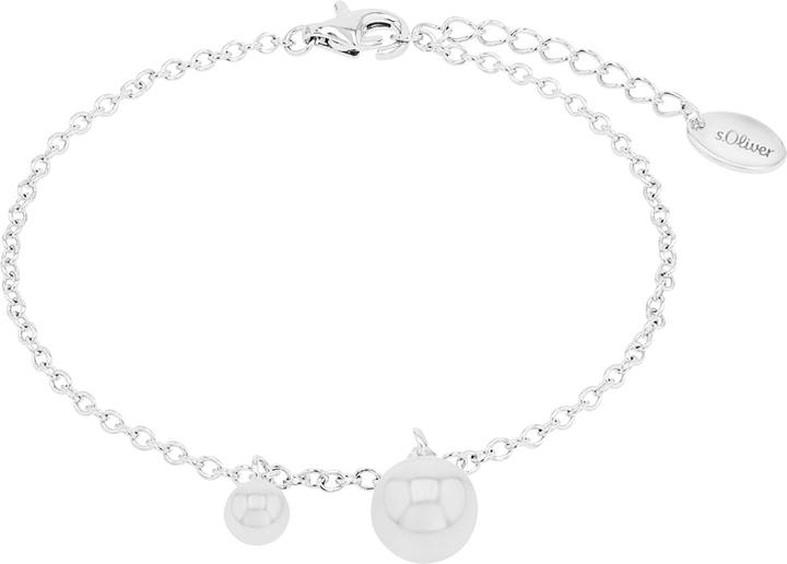 S.Oliver Armschmuck für Damen, 925 Sterling Silber (20 cm, Silber 925)