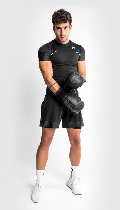 Actual product image Venum tempest 2.0 Rashguard Short Sleeves â€“ Black/Grey - XL (XL)