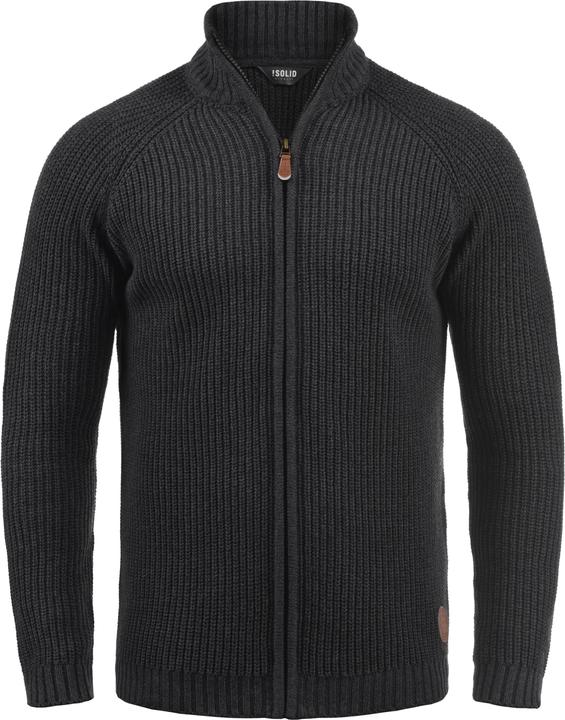 Immagine prodotto Solid Xenos Cardigan Giacca In Maglia Grossa Maglieria Da Uomo Con Collo Alto In Cotone 100% (XXL)