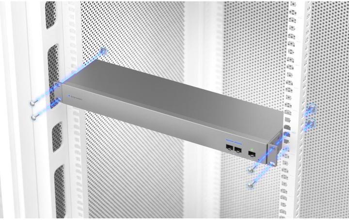 Produktbild Ubiquiti WAN Switch 4 Port o 1x GbE o 1x SFP+ ISP-Uplink o 2x SFP+ Downlink o 19" o UniFi o USW-WAN (4 Ports)