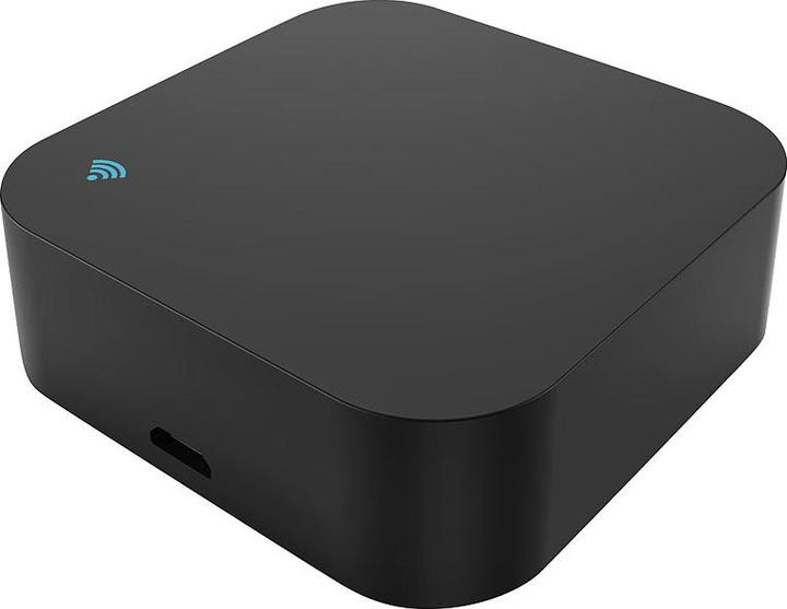 Image du produit Auvisio Télécommande IR à apprentissage, capteur de température/d'humidité, app, Alexa, GA (Télécommande spécifique à l'appareil, Infrarouge)