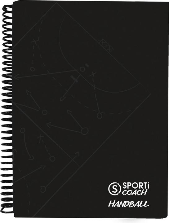 Sporti notizbuch coach handball mit spiralbindung a4