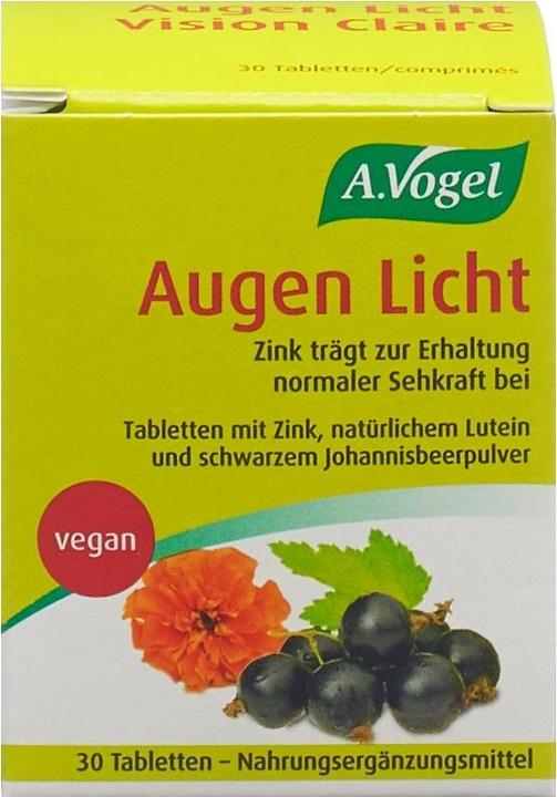 Actual product image A. Vogel Augen Licht (30 Piece, Pills, 100 g)