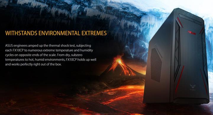 Image du produit ASUS TUF Gaming FX10CP-CH009T (Intel Core i5-8400, 8 Go, 128 Go, GeForce GT 1030)