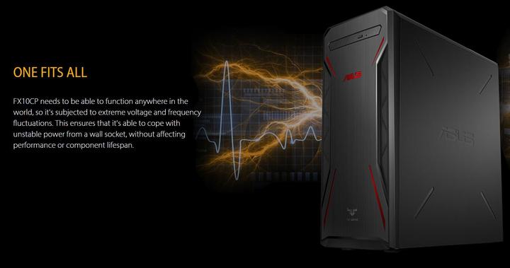 Image du produit ASUS TUF Gaming FX10CP-CH009T (Intel Core i5-8400, 8 Go, 128 Go, GeForce GT 1030)
