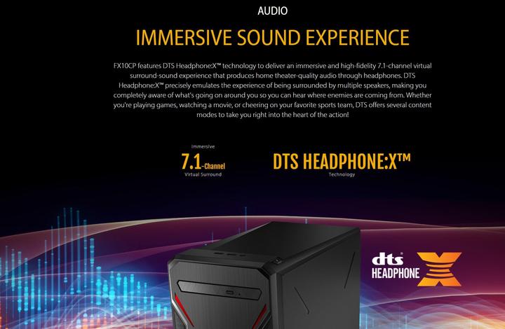 Image du produit ASUS TUF Gaming FX10CP-CH009T (Intel Core i5-8400, 8 Go, 128 Go, GeForce GT 1030)