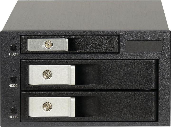 Produktbild Intertech INTER-TECH HDD-Wechselrahmen ST-3525 fuer 1x 6,35cm 2,5Zoll und 2x 8,89cm 3,5Zoll
