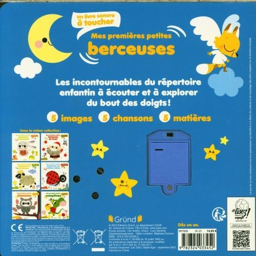 Image du produit Gründ éditions Mes premières petites berceuses : un livre sonore à toucher (Français, Variété Marta, 2023)