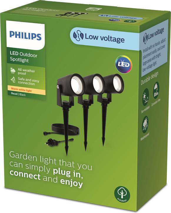 Image du produit Philips Reuel Spot 3er-Set Niedervolt