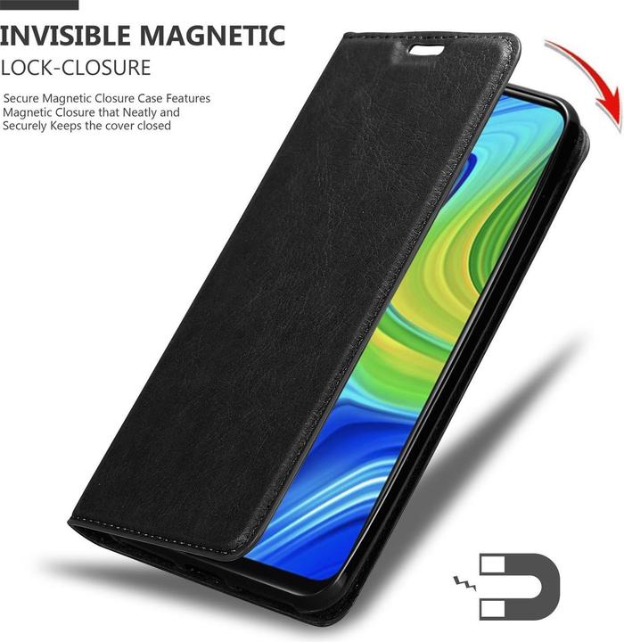 Immagine prodotto Cadorabo Copertina magnetica invisibile del libro (Xiaomi Redmi Note 9)