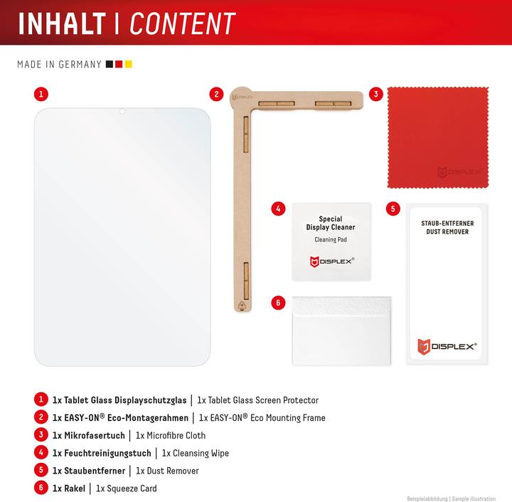 Immagine prodotto Displex Tablet Glass, Tablet Schutzglas (1 Pezzo/i, Samsung Galaxy Tab S10 FE+)
