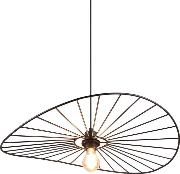 Immagine prodotto Reality Lampada a sospensione Chapeau E27 ⌀60cm nero opaco (E27)