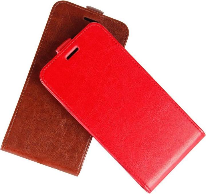 Actual product image Cover-Discount Leather flip case with photo pocket vertical (Apple iPhone X, Apple iPhone XS)
