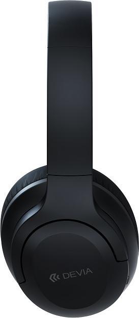 Immagine prodotto Devia Cuffie Bluetooth EarBass Pro1 nere con ANC (13 h, Senza fili)