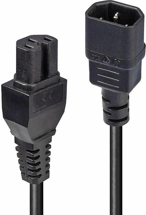 Produktbild Lindy 30314 Netzkabelverlängerung (2 m, C14)