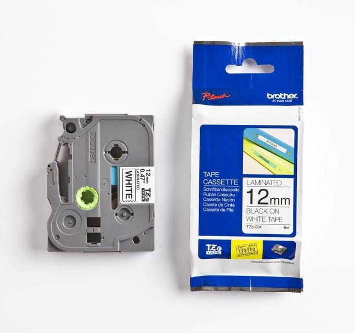 Produktbild Brother TZe-231S (1.20 cm, Weiss, Schwarz)