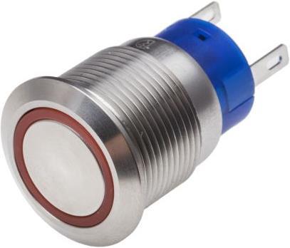 Actual product image Rs Pro 19mm,stainless,DPDT,ltch,Rd,220V