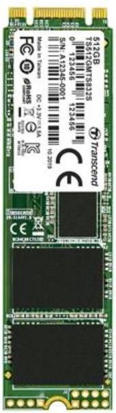 Immagine prodotto Transcend SSD interno M.2 SATA 2280 832S (512 GB, M.2 2280)