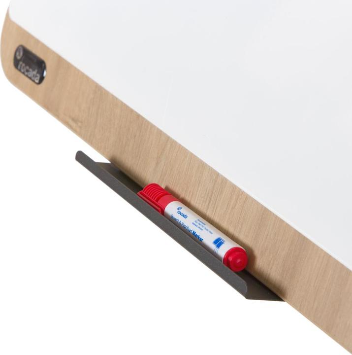 Actual product image Rocada Flipchart table, magnetic, 69x99 cm, wood look