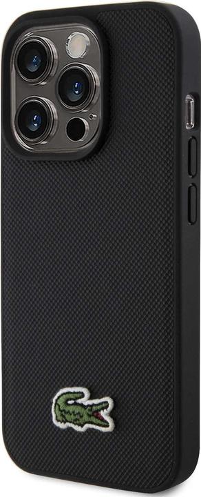 Produktbild Lacoste LCHMP15LPVCK iPhone 15 Pro 6.1" czarny/black hardcase Iconic Petit Pique MagSafe (Apple iPhone 15 Pro)