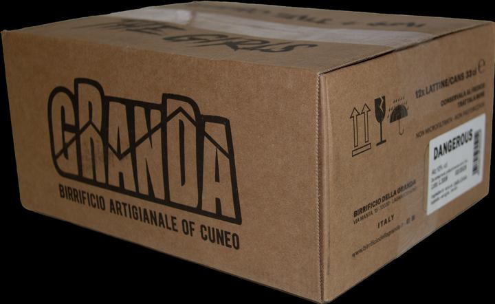 Actual product image Birrificio della Granda Black colour, aroma with hints of vanilla, full body (12 x 33 cl)