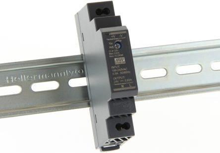 Produktbild MeanWell Ultra Slim Step Shape PSU, 15 W, 24 Vdc