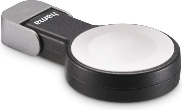 Actual product image Hama Apple Watch charger f. wireless charging, USB-C charging station magnetic, SW (5 W)