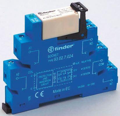 Image du produit Finder DPDT 8A interface relay, 110Vac/dc coil
