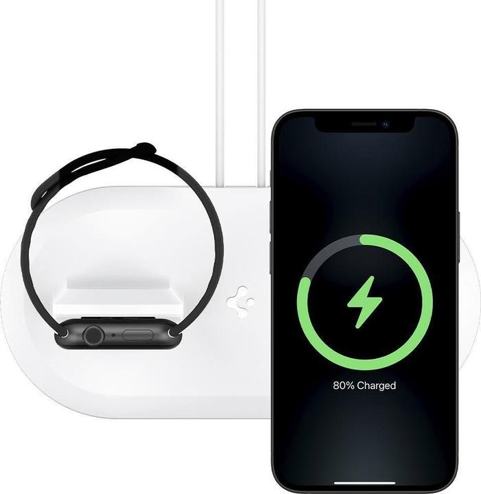 Produktbild Spigen Magfit Duo Apple Magsafe & Watch Charger Stand black (5 W)