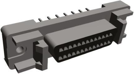 Immagine prodotto TE Connectivity AMPLIMITE .050 d-sub PCB socket, 26 way