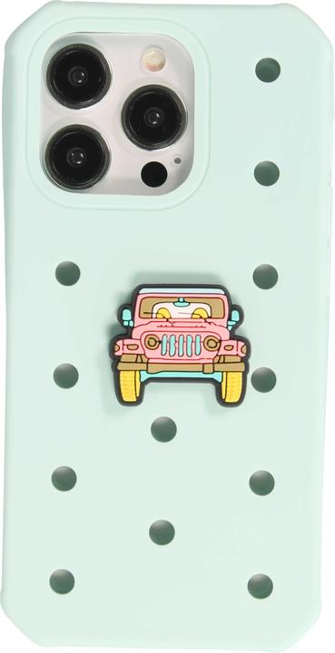 Produktbild PhoneLook Trendige Aufsteck-Sticker 3D für Silikonhülle mit Löcher Holiday Truck