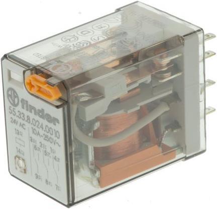 Produktbild Finder Relais Typ 5533 24VAC 3-Wechsler