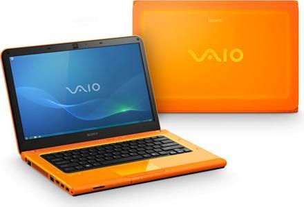 Produktbild Sony VAIO VPC-CA3E1E/D, i3 2330M, 14" HD, orange (4 GB, CH)