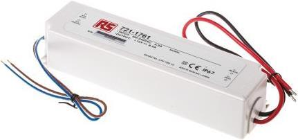 Produktbild MeanWell Netzteil gekapselt IP67 12V 8,5A 102W (Überspannungsschutzadapter)