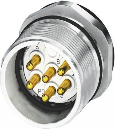 Actual product image Phoenix Contact Connector/panel,SPEEDCON,M23,8+1 W,Male
