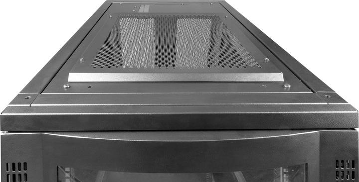 Actual product image Digitus Server rack 48,3cm 19inch 26U black H1338mm W600mm D1000mm with Plexi glass door incl. 28xMonta... (26 RU, 19 inch rack)
