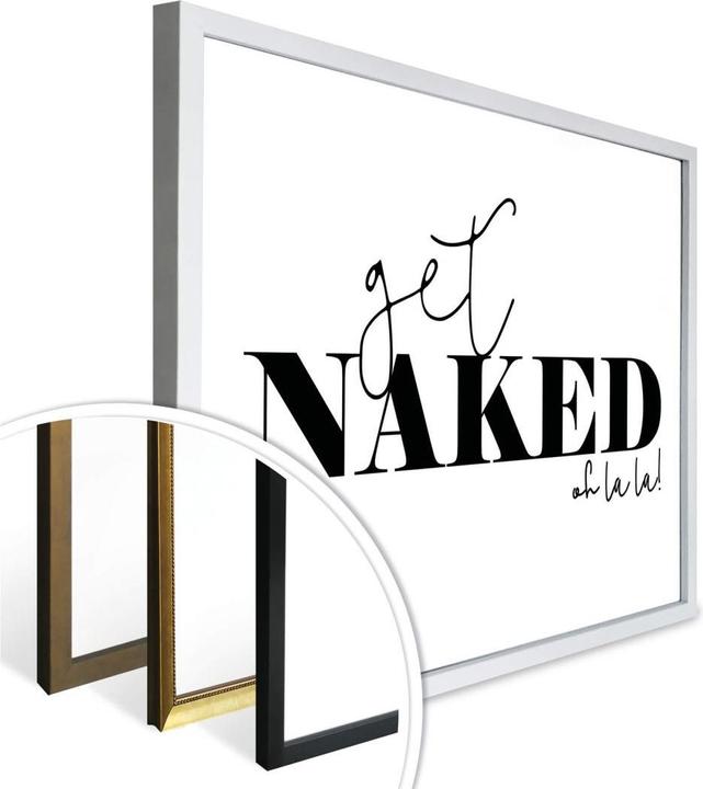 Produktbild Trenddeko Get naked (50 x 60 cm)