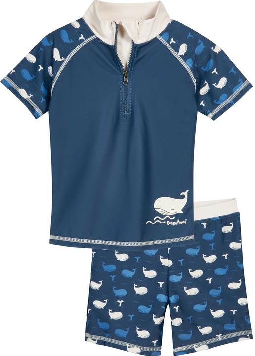Playshoes UV-Badebekleidungsset kurzarm Wal Marine Gr. 122/128 (122)